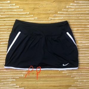 Nike Athletic Black Dri-Fit Mini Skirt Skort
